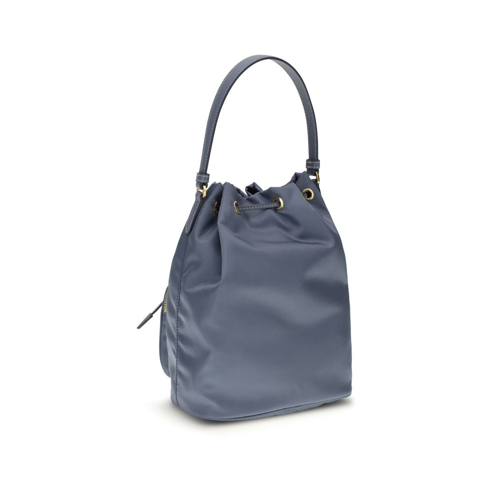Prada Blue Polyamide Backet Bag Prada