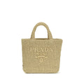 Prada Beige Viscose Handbag Prada