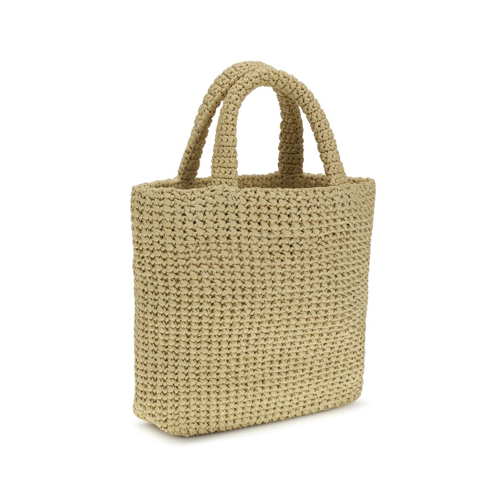 Prada Beige Viscose Handbag Prada