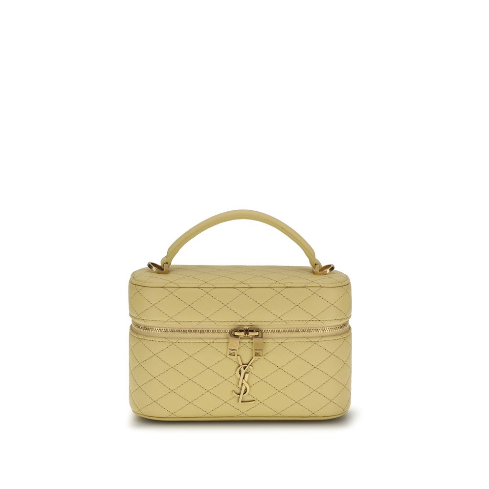 Saint Laurent Bicolor Calf Leather Bos Taurus Handbag Saint Laurent