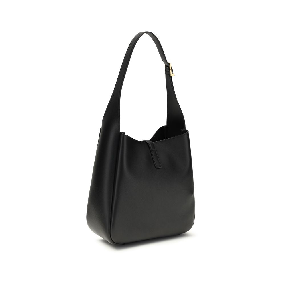 Saint Laurent Black Calf Leather Bos Taurus Shoulder Bag Saint Laurent