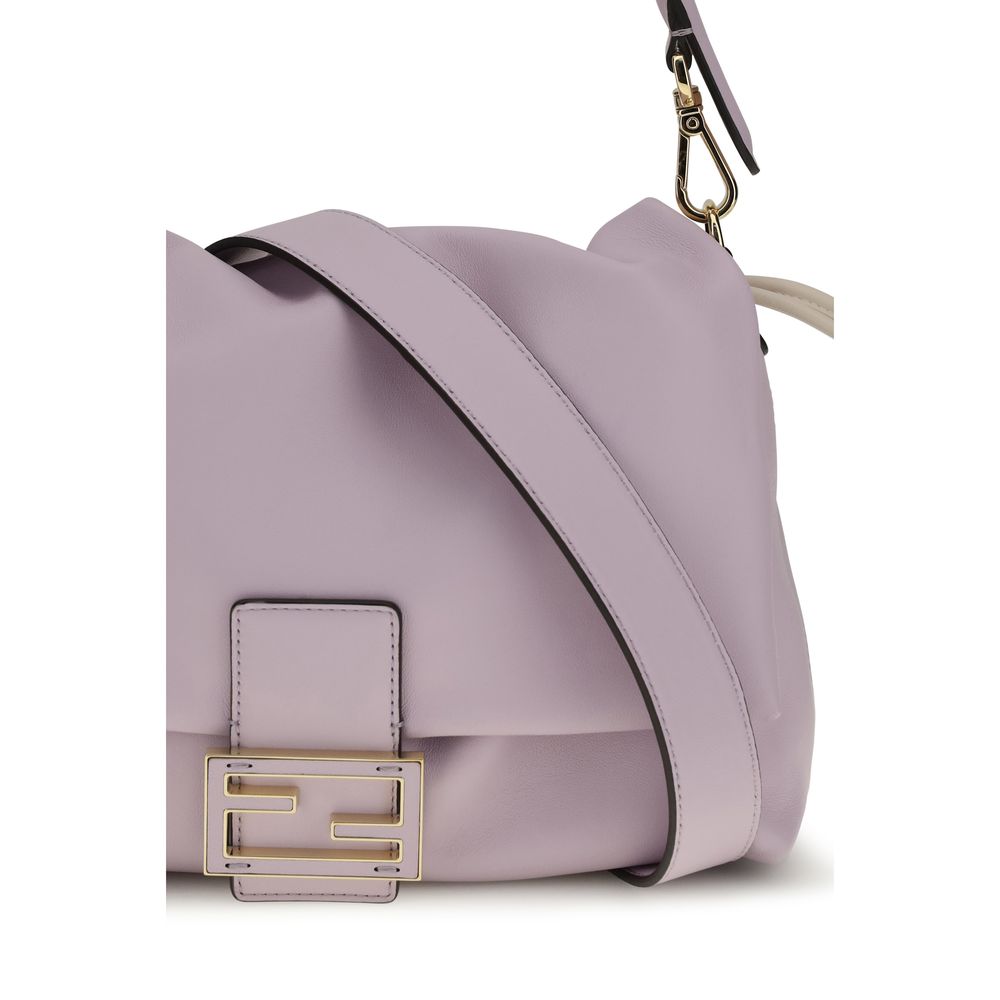 Fendi Purple Lamb Ovis Aries Aries Shoulder Bag Fendi