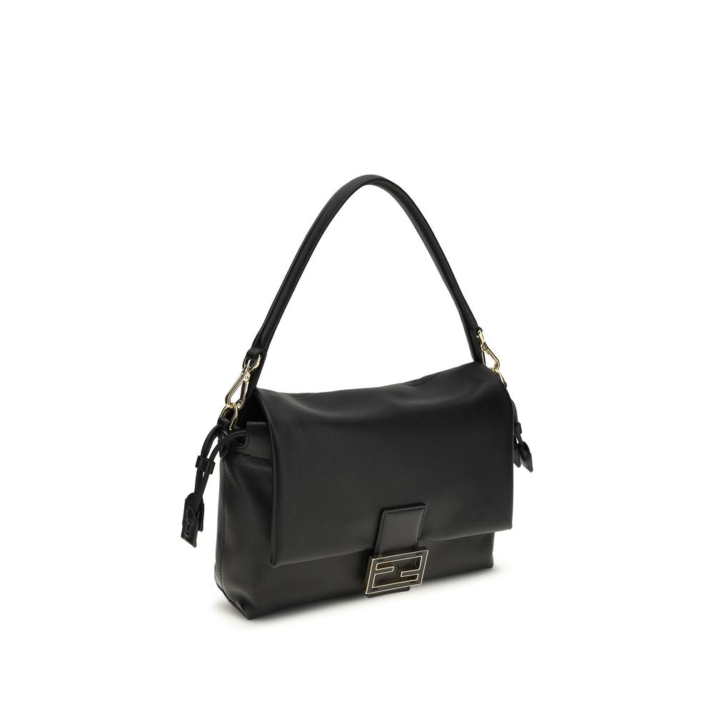 Fendi Black Lamb Ovis Aries Aries Shoulder Bag Fendi