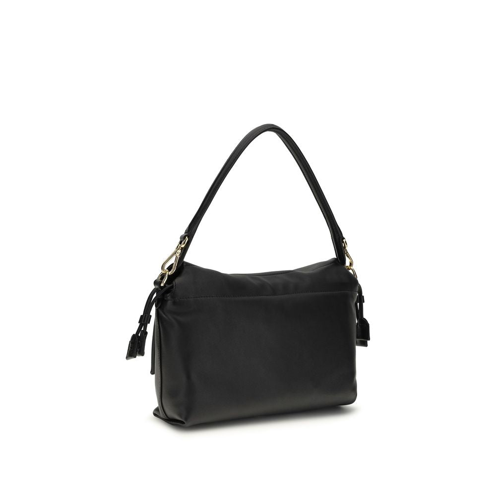 Fendi Black Lamb Ovis Aries Aries Shoulder Bag Fendi