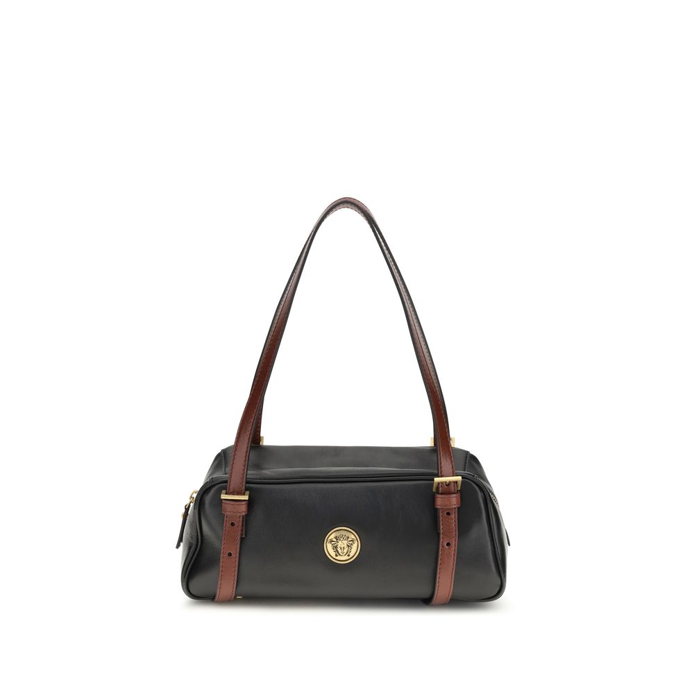 Versace Black Lamb Ovis Aries Aries Shoulder Bag Versace