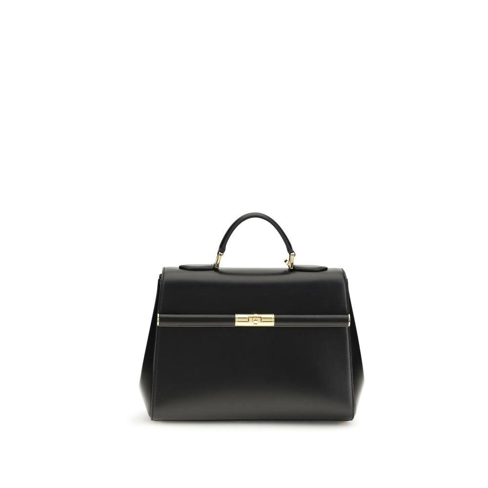 Dolce & Gabbana Black Calf Leather Bos Taurus Shoulder Bag Dolce & Gabbana