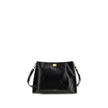 Dolce & Gabbana Black Calf Leather Bos Taurus Shoulder Bag Dolce & Gabbana