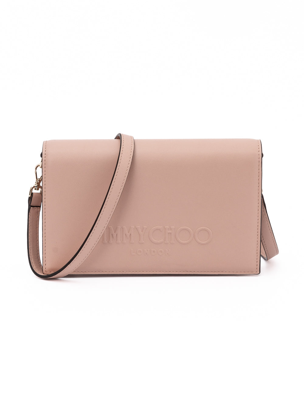 Jimmy Choo Podwer Pink Avenue Leather Shoulder Strap Bag Jimmy Choo