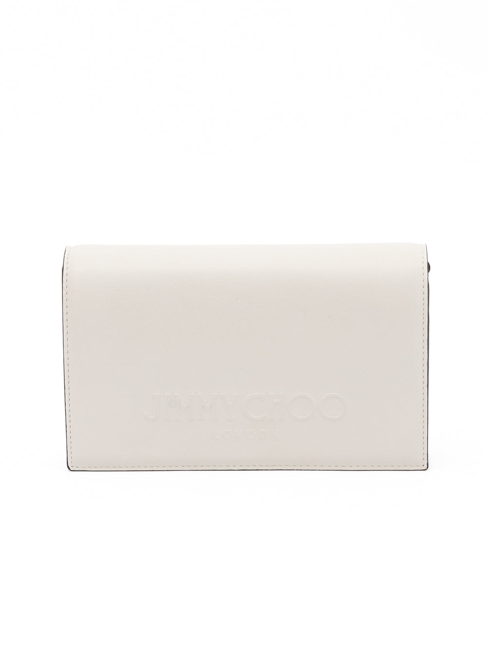 Jimmy Choo White Avenue Leather Shoulder Strap Bag Jimmy Choo