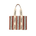 Chloé Brown Linen Tote Bag Chloé