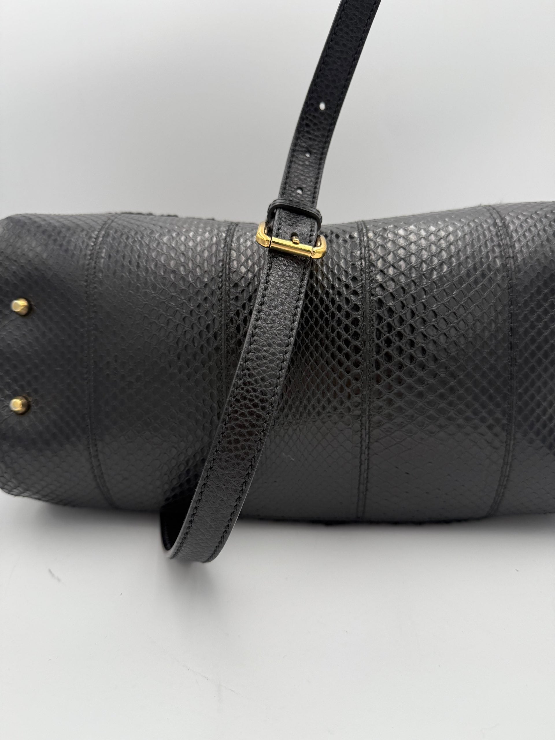 Dolce & Gabbana DOLCE & GABBANA Sicily Python and Macramé Handbag Dolce & Gabbana