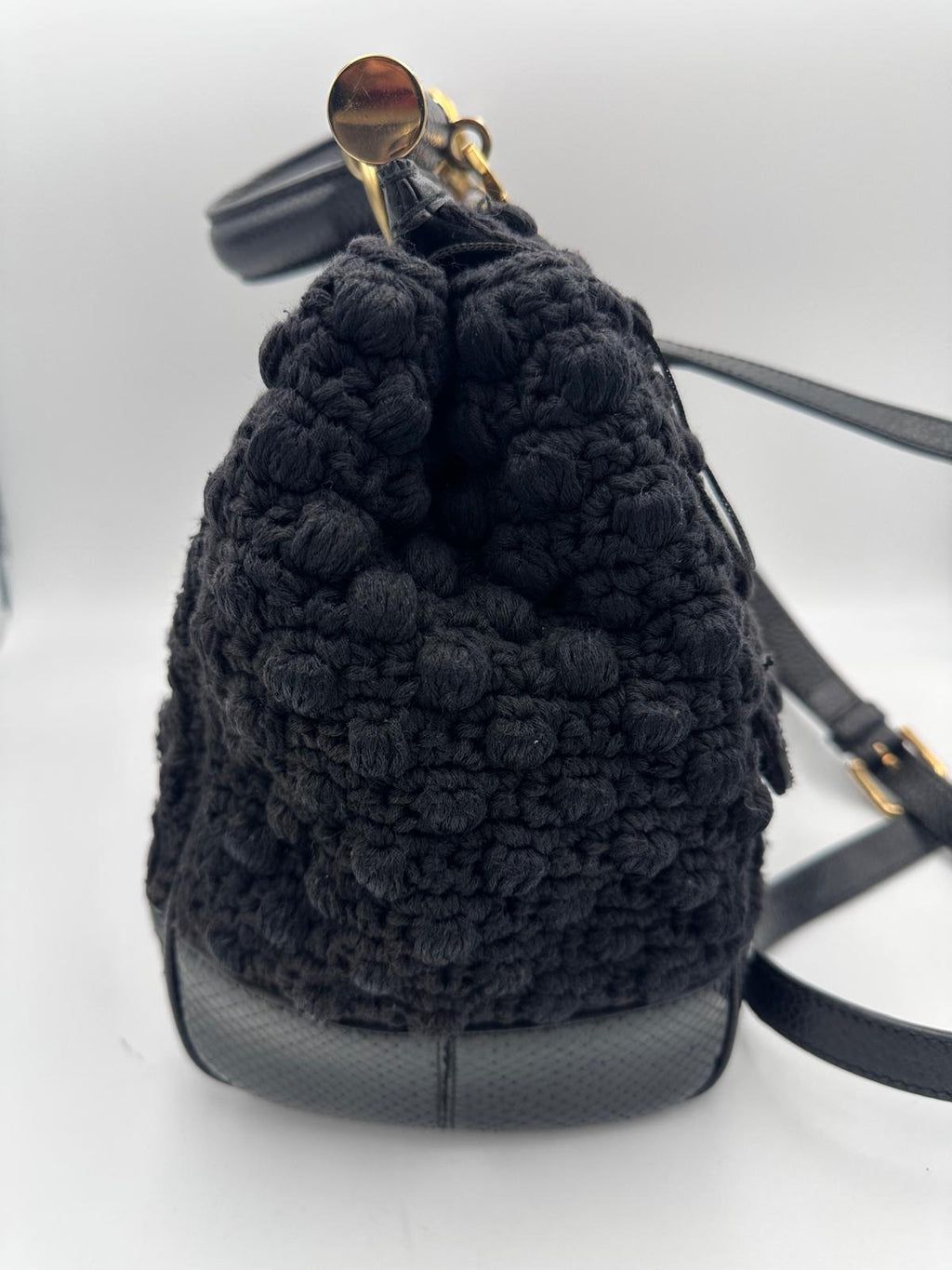 Dolce & Gabbana DOLCE & GABBANA Sicily Python and Macramé Handbag Dolce & Gabbana