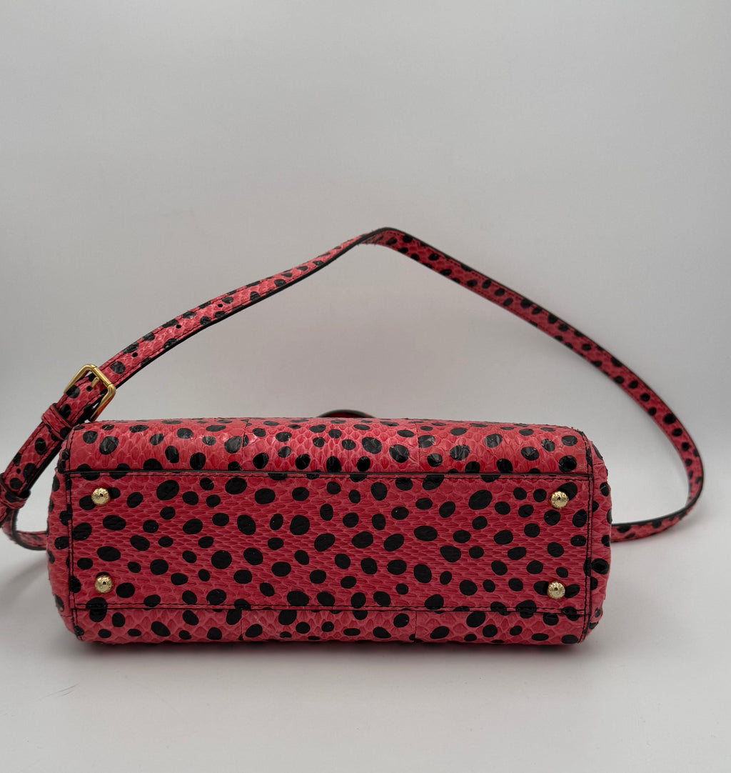 Dolce & Gabbana DOLCE & GABBANA Sicily in Reptile Skin Handbag Dolce & Gabbana