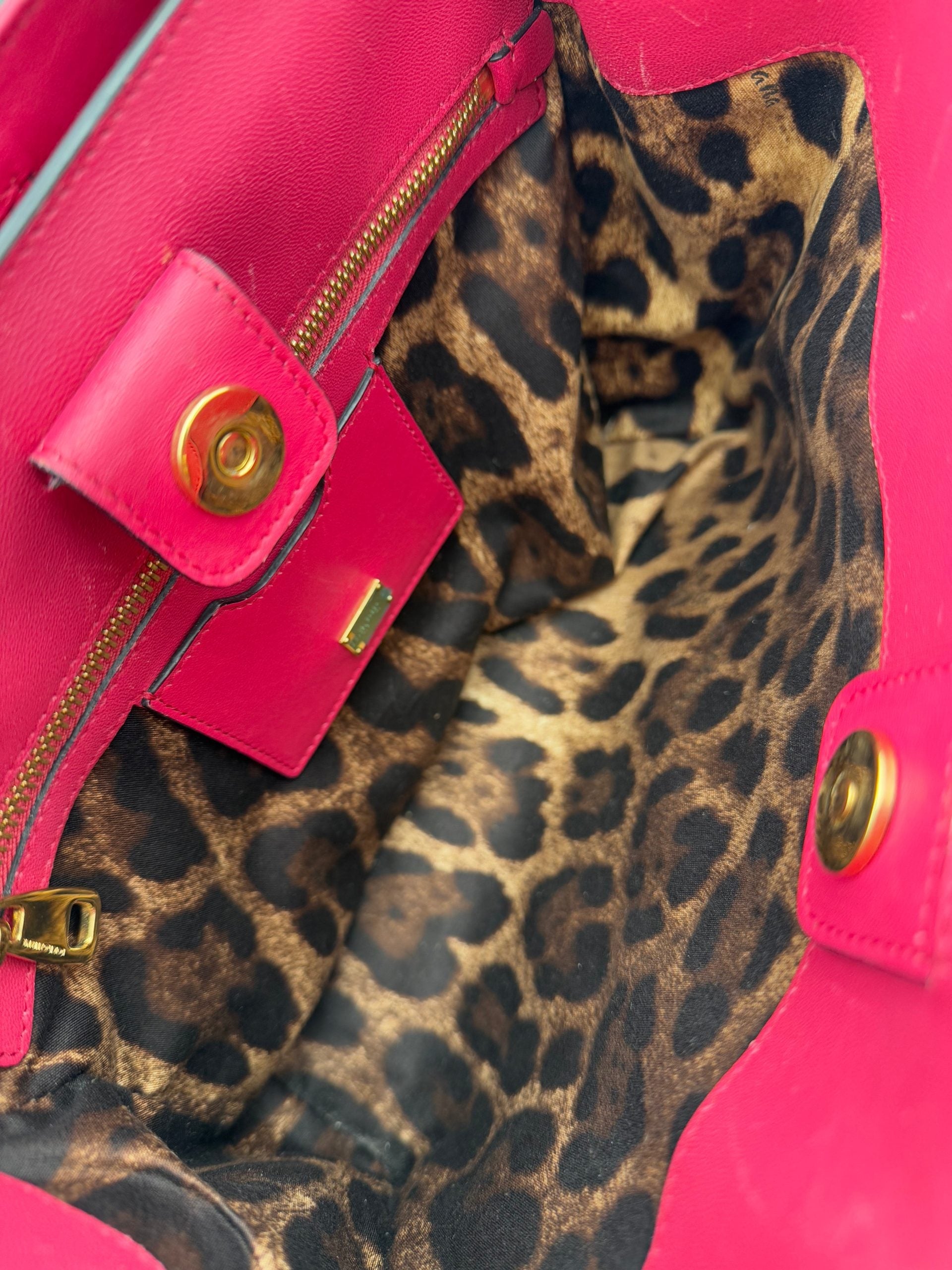 Dolce & Gabbana DOLCE & GABBANA Sicily in Reptile Skin Handbag Dolce & Gabbana
