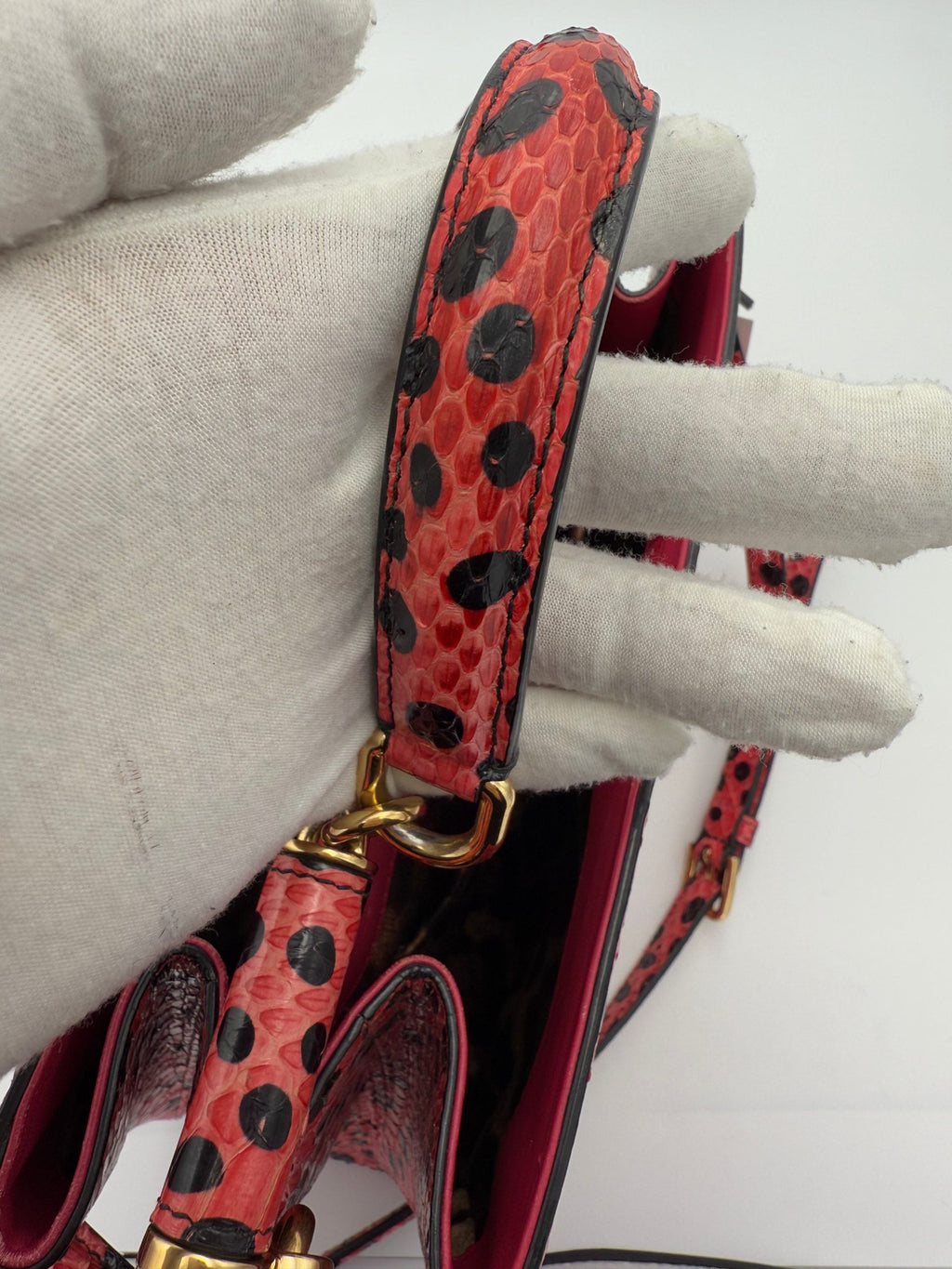Dolce & Gabbana DOLCE & GABBANA Sicily in Reptile Skin Handbag Dolce & Gabbana