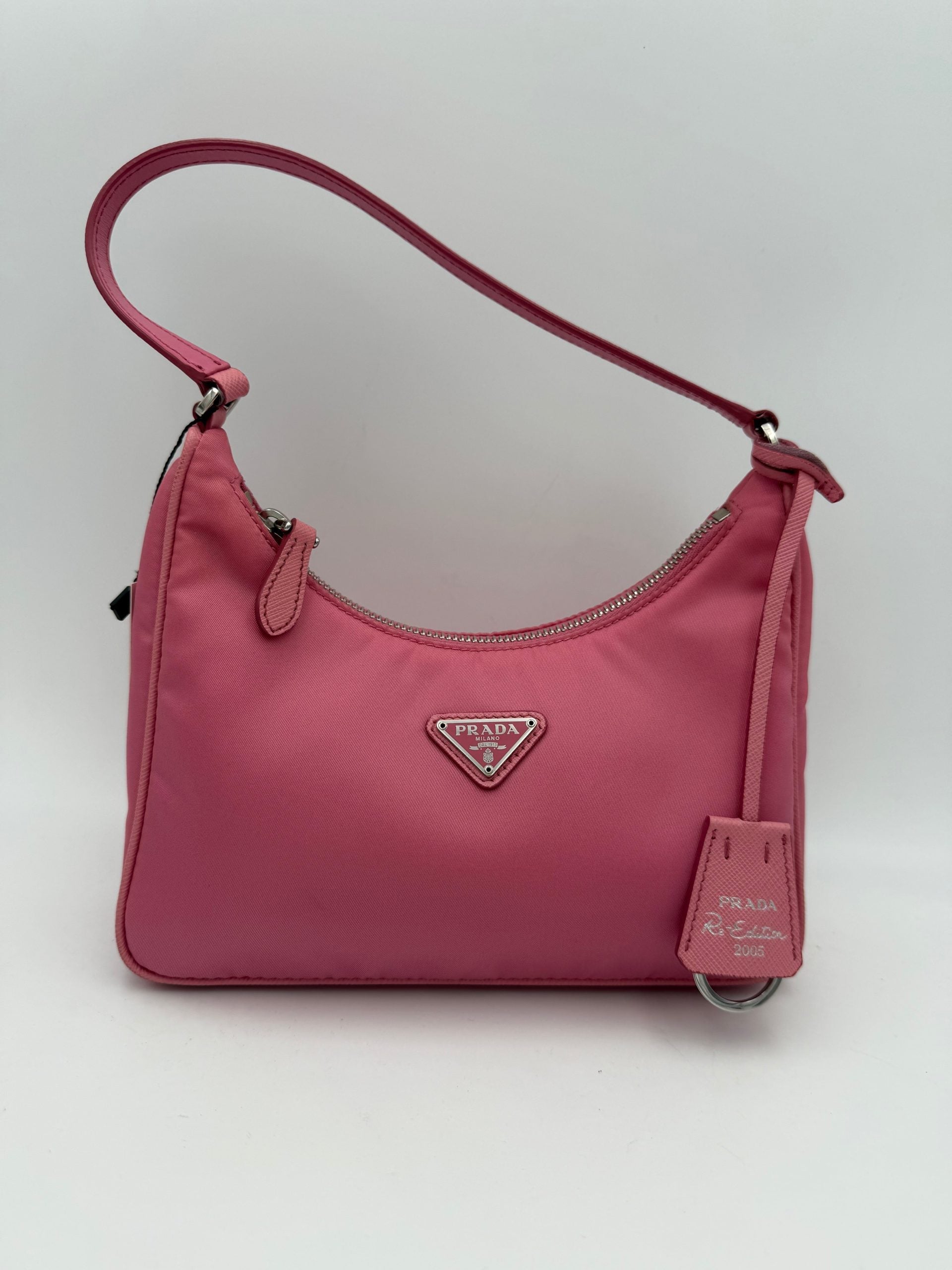 Prada PRADA HOBO Re-Nylon Pink Handbag Prada