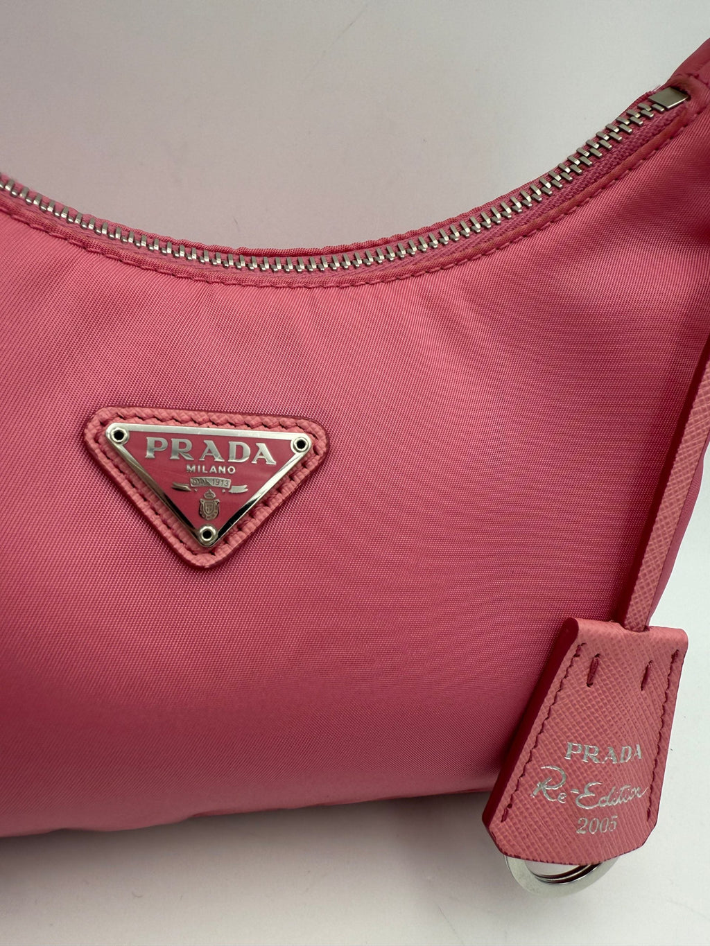 Prada PRADA HOBO Re-Nylon Pink Handbag Prada