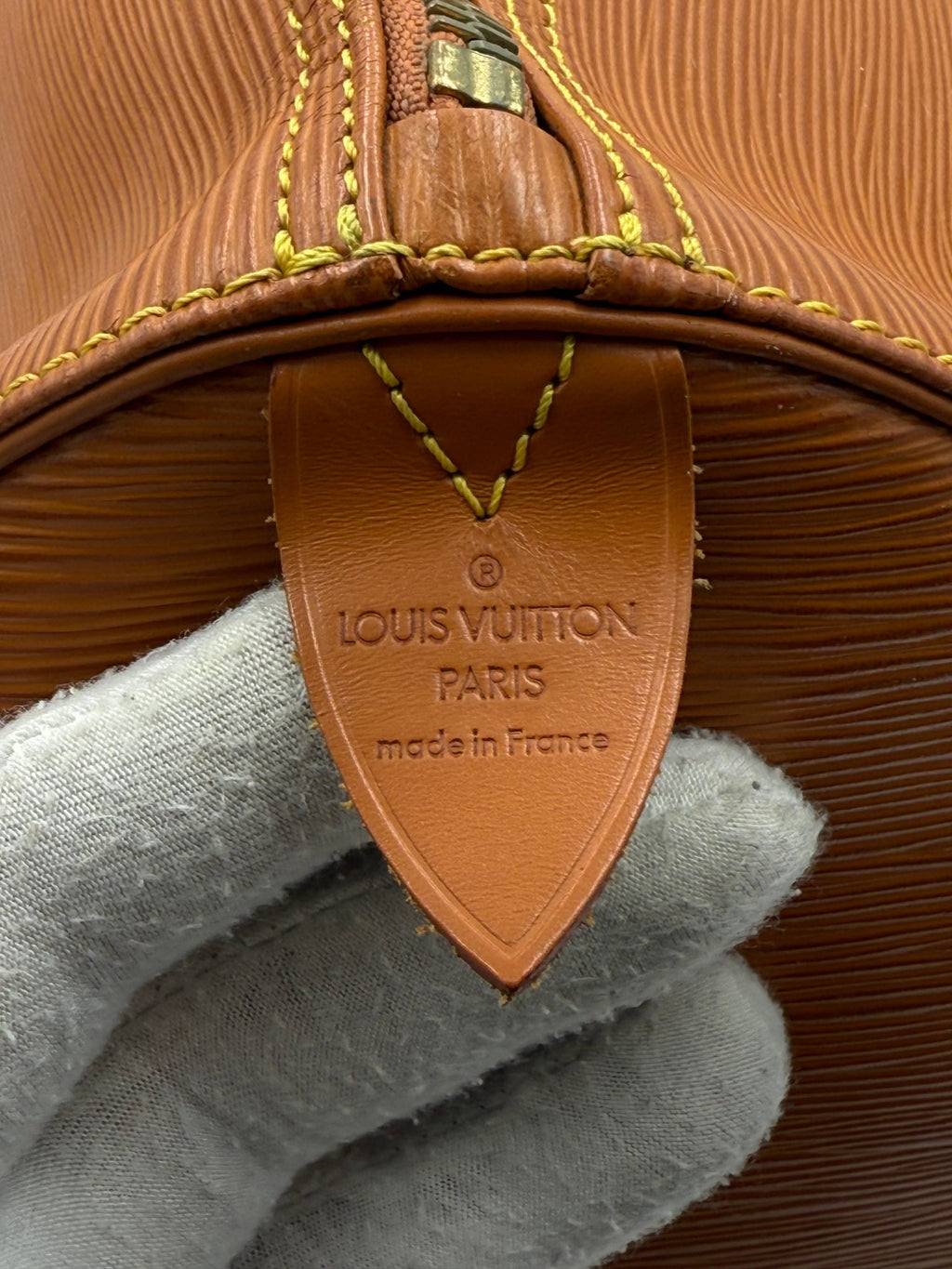 Louis Vuitton LOUIS VUITTON KEEPALL 50 in Brown EPI Leather Handbag Louis Vuitton