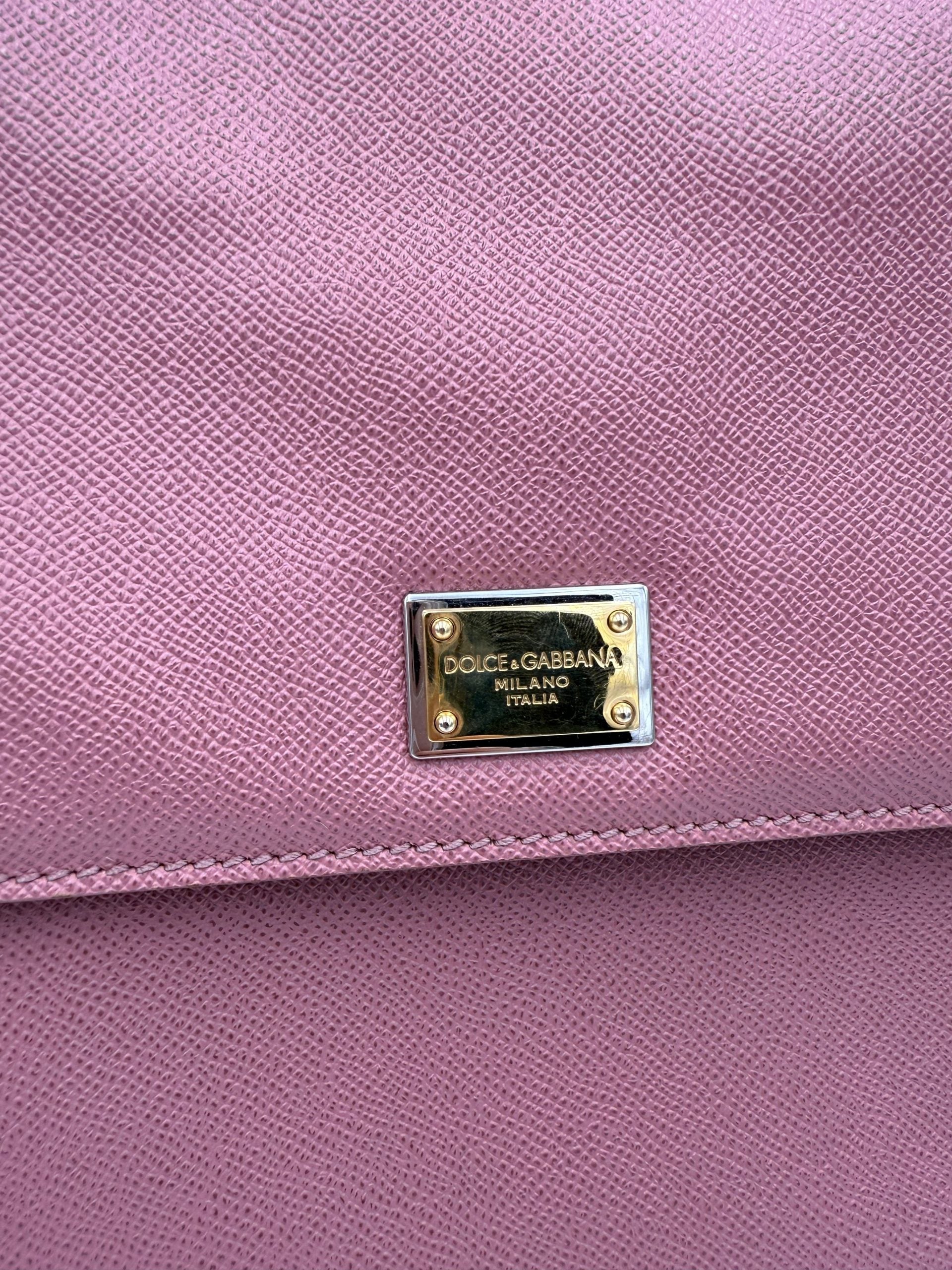 Dolce & Gabbana DOLCE & GABBANA SICILY Pink Large Handbag Dolce & Gabbana
