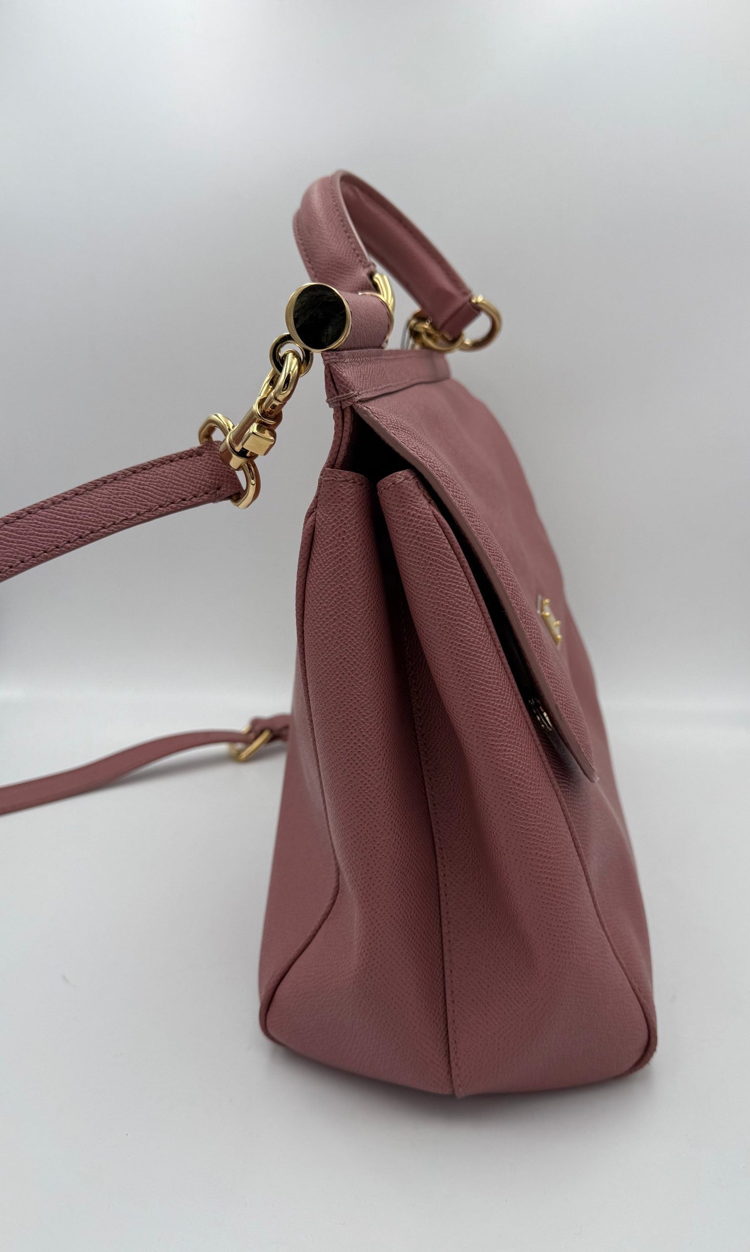 Dolce & Gabbana DOLCE & GABBANA SICILY Pink Large Handbag Dolce & Gabbana