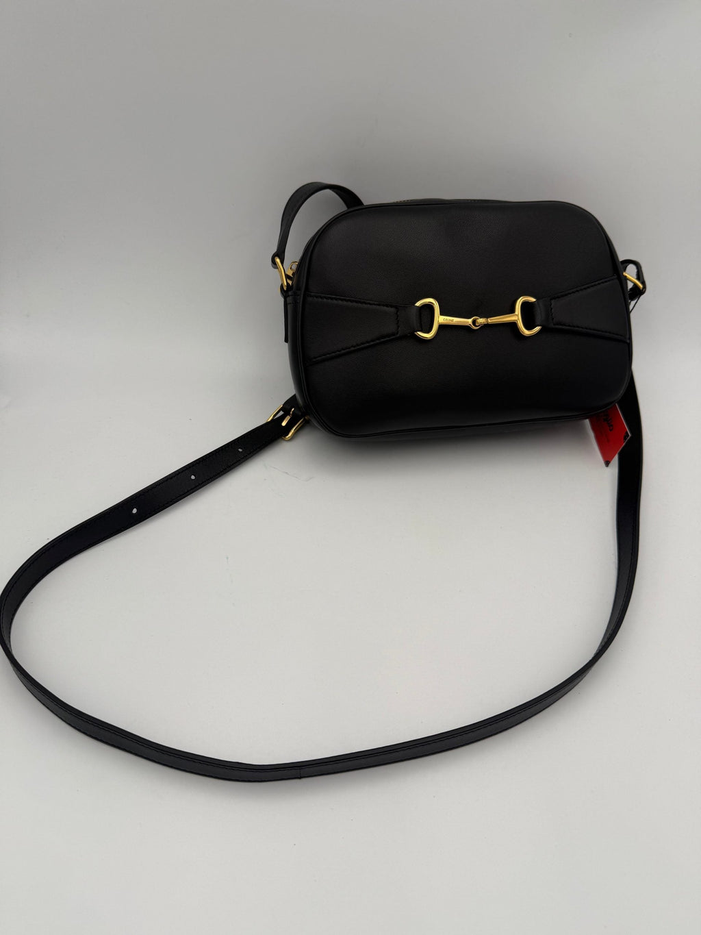 Celine CELINE CRECY Plain Black Handbag Celine