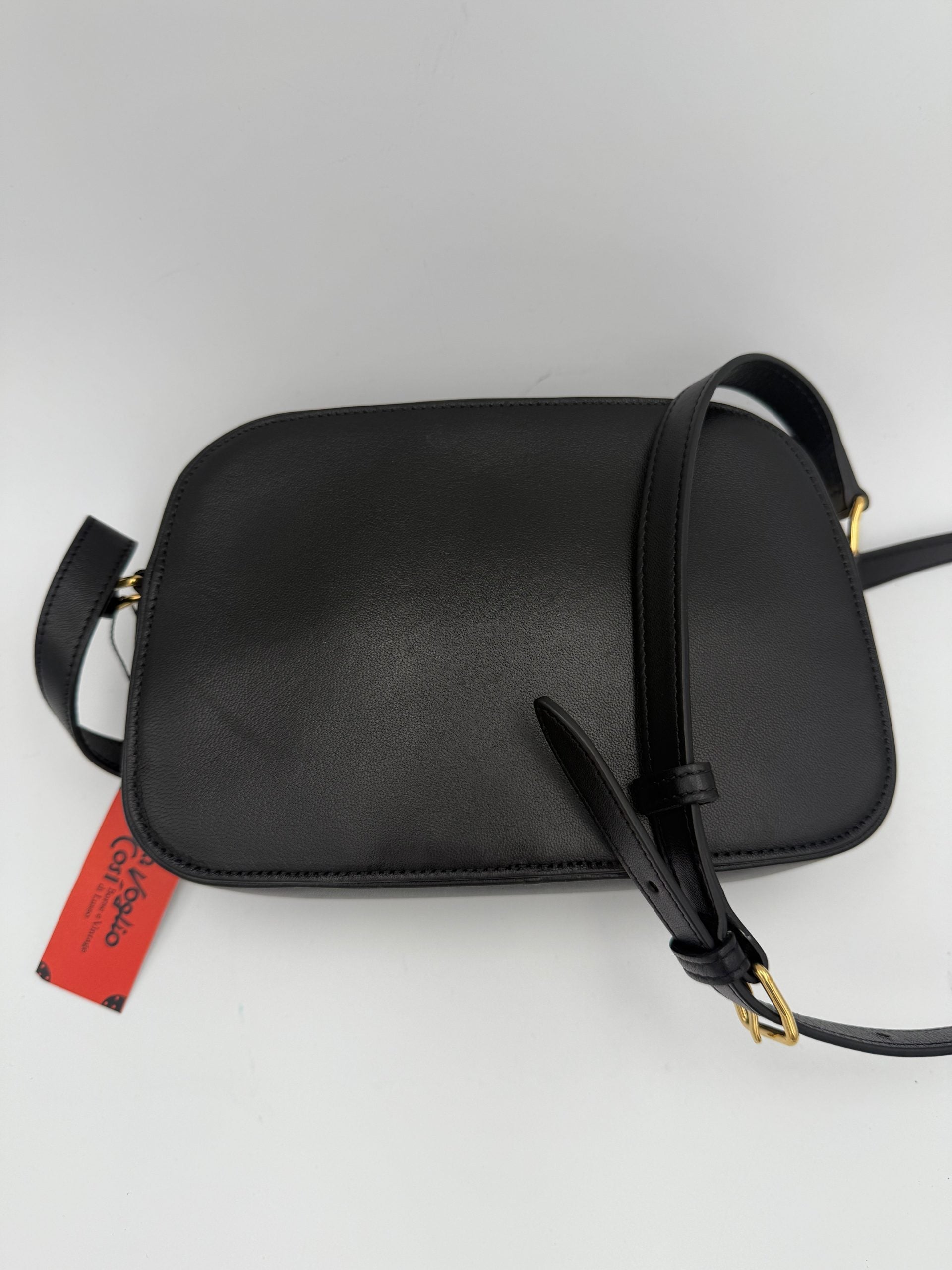Celine CELINE CRECY Plain Black Handbag Celine
