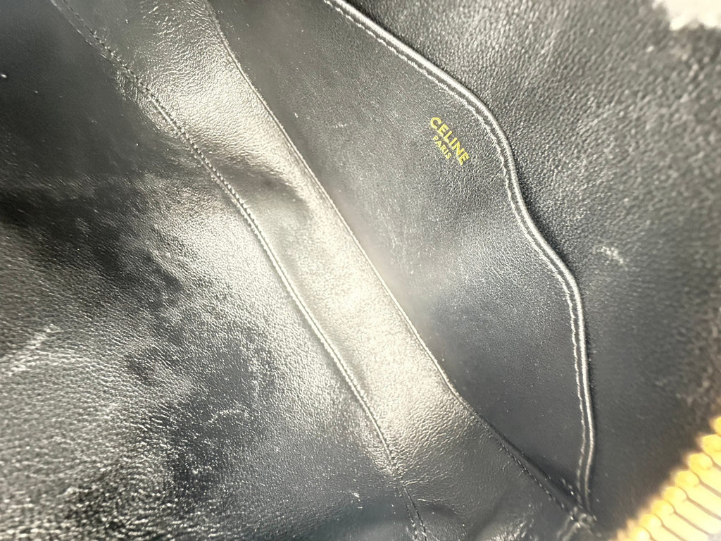 Celine CELINE CRECY Plain Black Handbag Celine