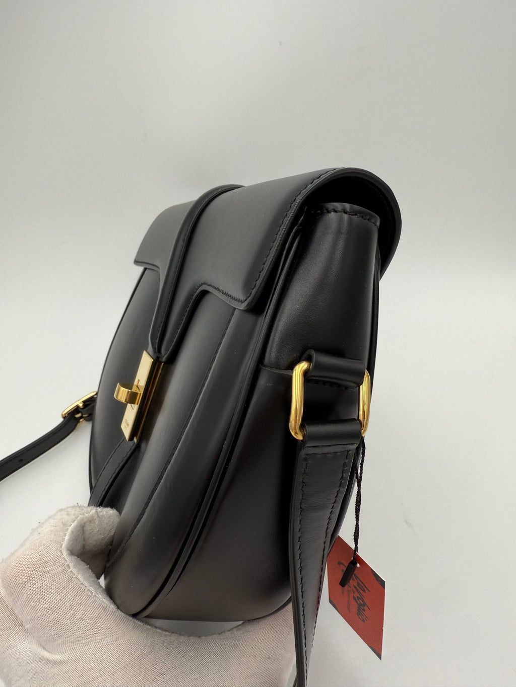 Celine CELINE Sac 16 Besace Black Large Bag Celine