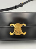 Celine CELINE CLAUDE TRIOMPHE Black Handbag Celine