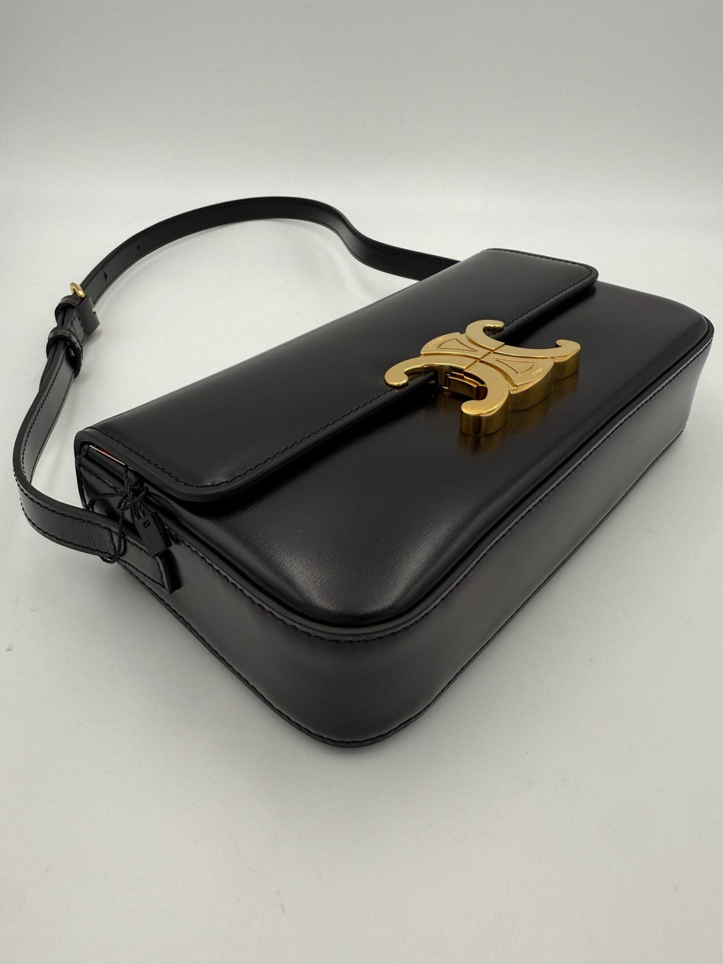 Celine CELINE CLAUDE TRIOMPHE Black Handbag Celine