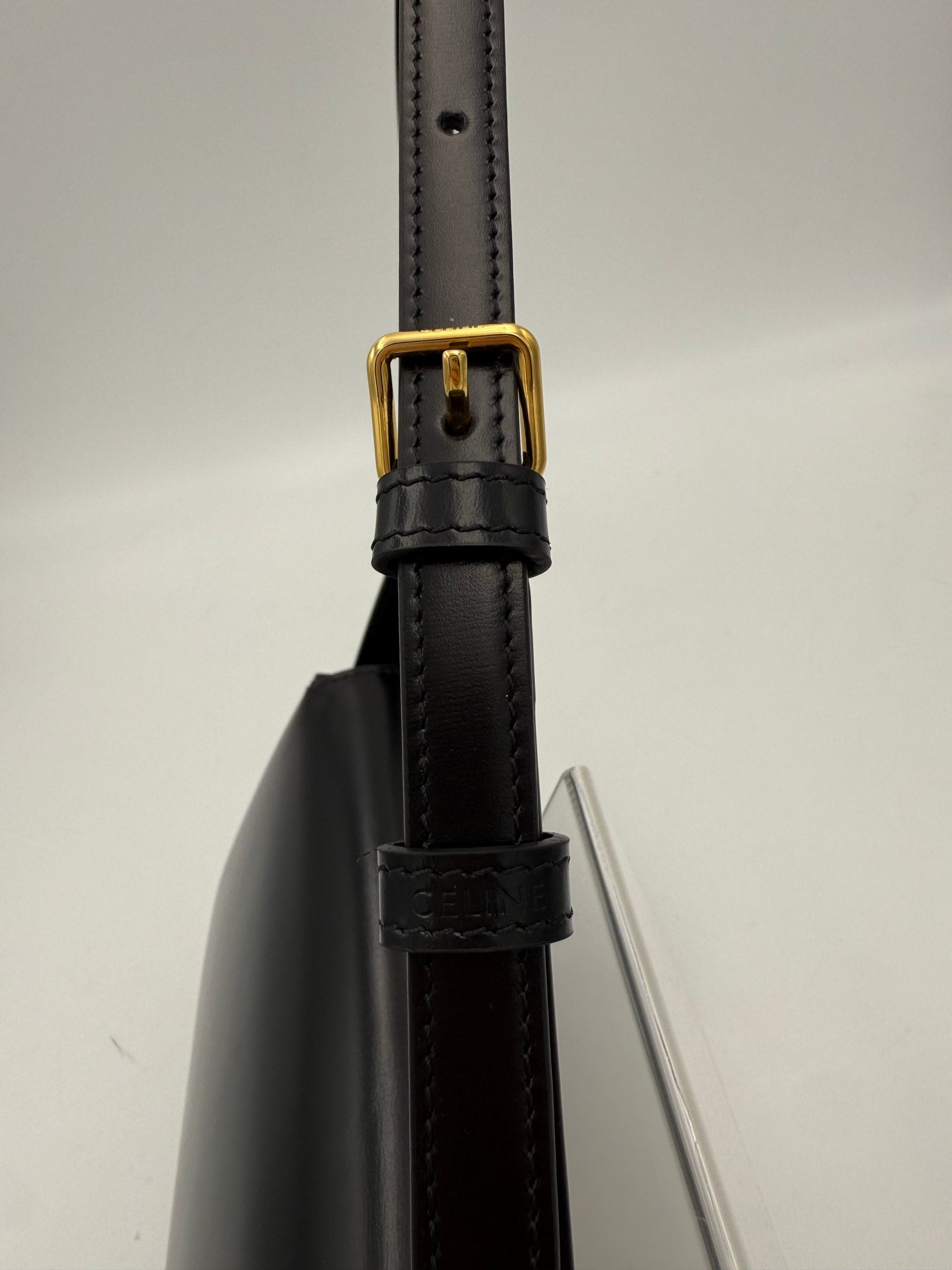 Celine CELINE CLAUDE TRIOMPHE Black Handbag Celine