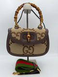 Gucci GUCCI BAMBOO 1947 GG Canvas Handbag Gucci
