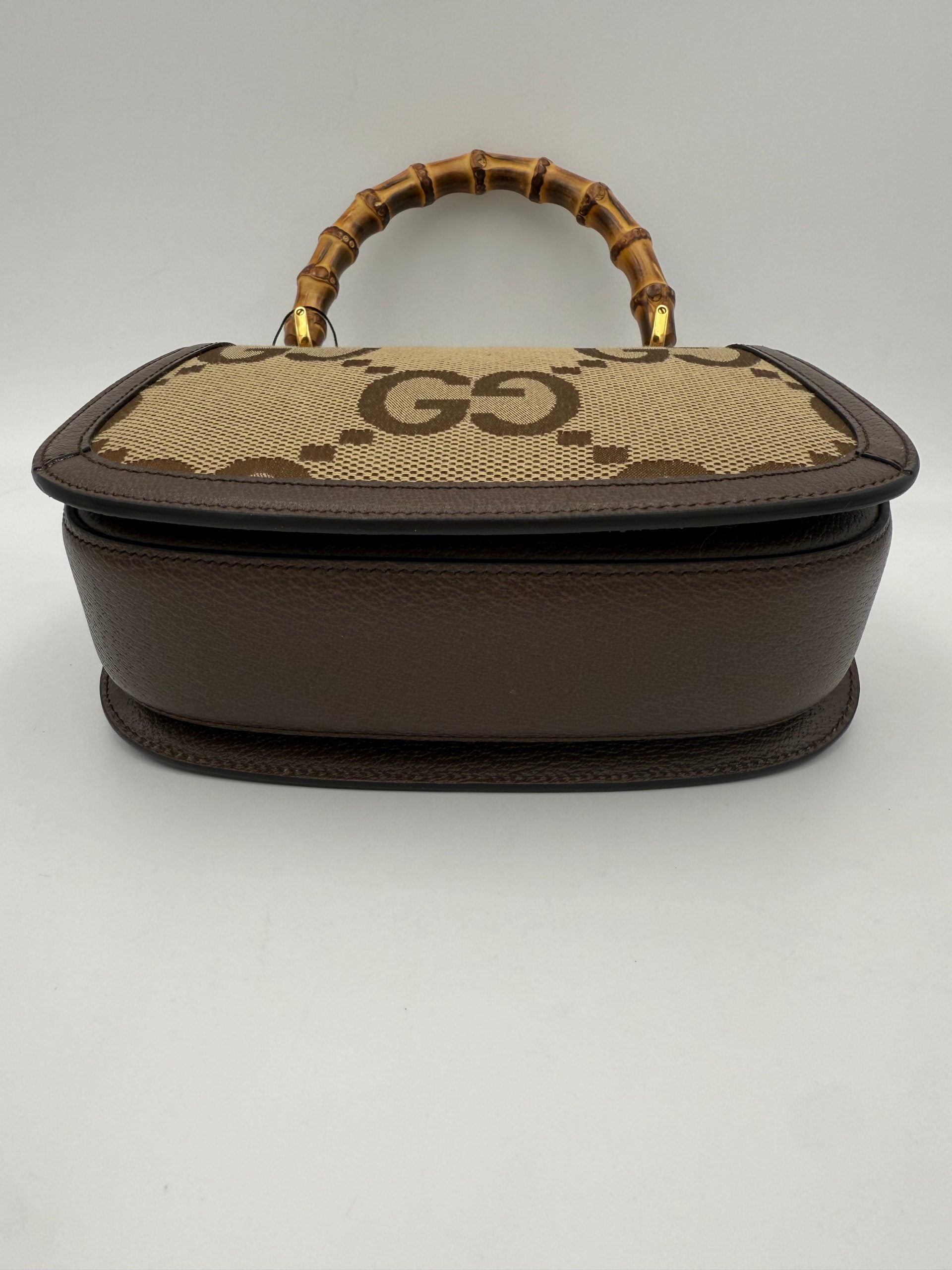 Gucci GUCCI BAMBOO 1947 GG Canvas Handbag Gucci