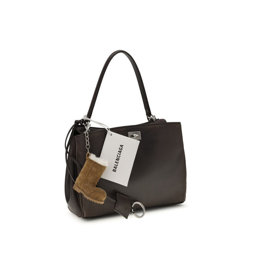Balenciaga Brown Calf Leather Bos Taurus Shoulder Bag Balenciaga