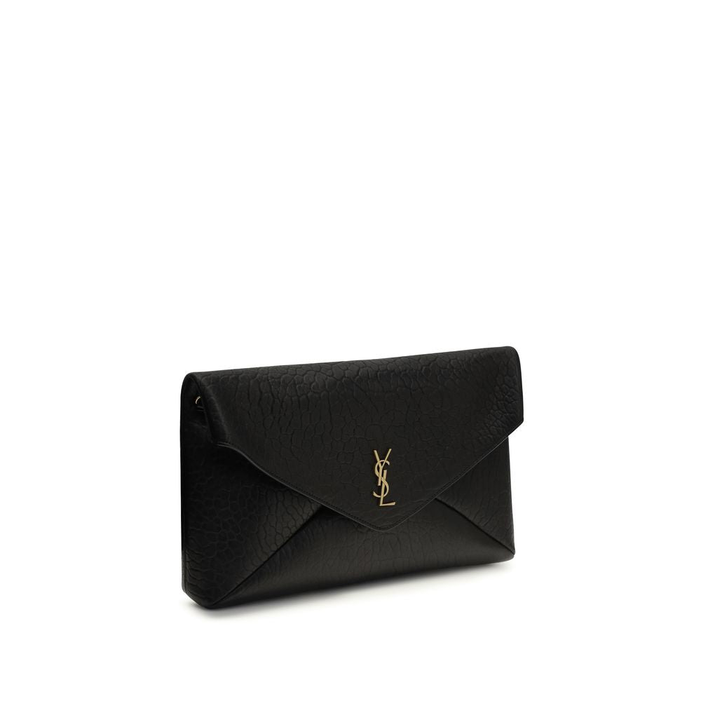 Saint Laurent Black Lamb Ovis Aries Aries Shoulder Bag Saint Laurent