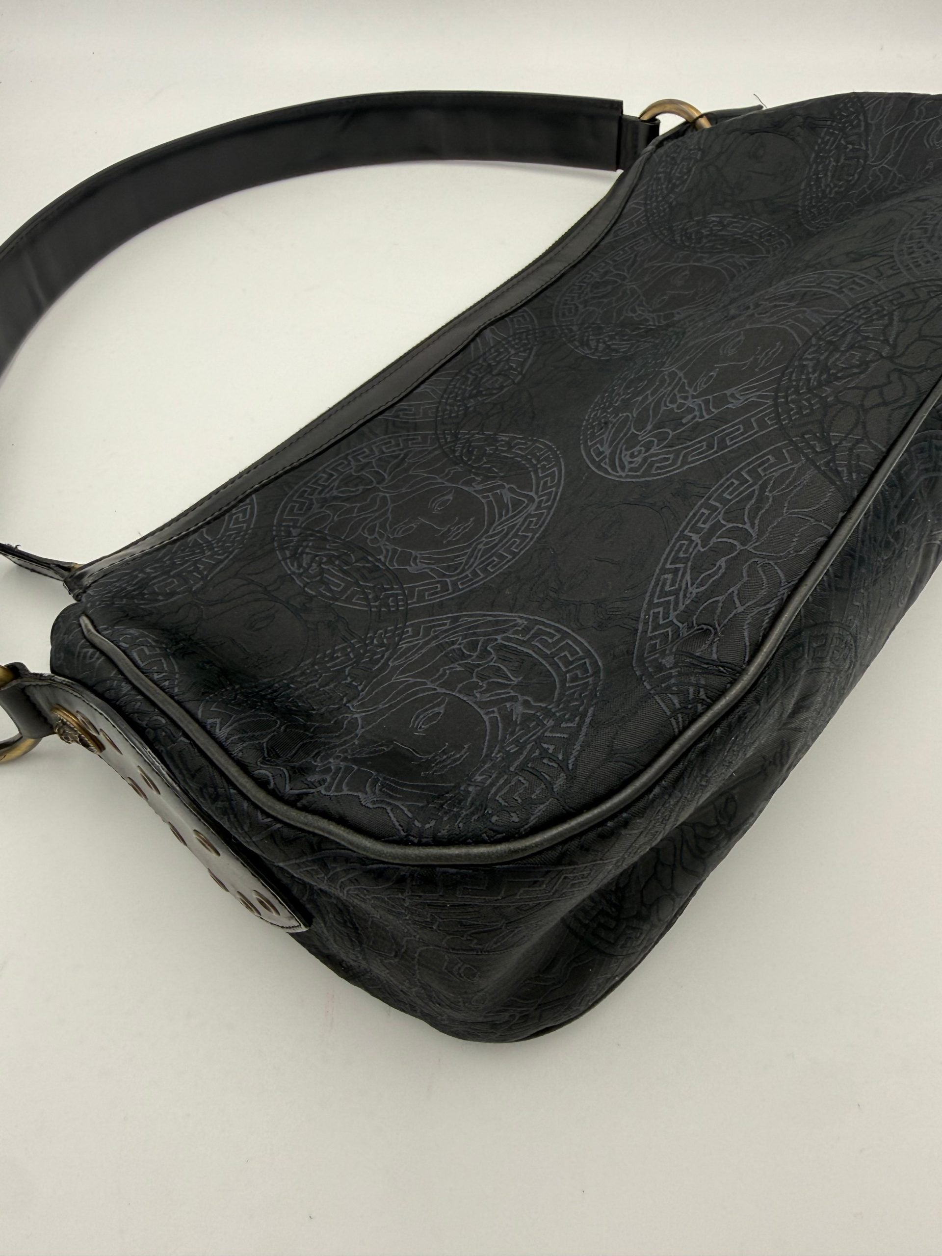 Versace VERSACE Medusa Jacquard Shoulder Bag Versace
