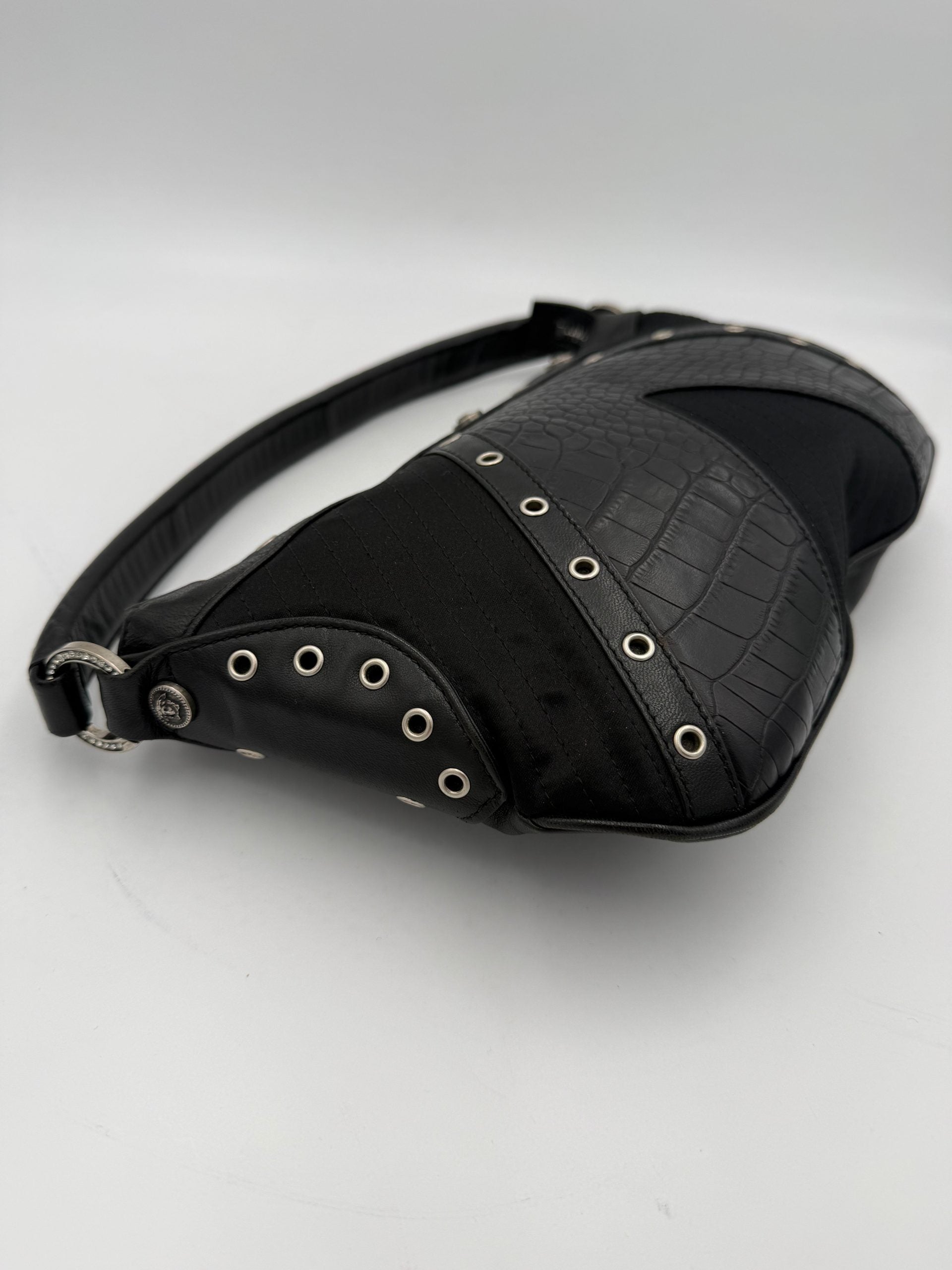 Versace VERSACE Shoulder Bag in Studded Leather Versace