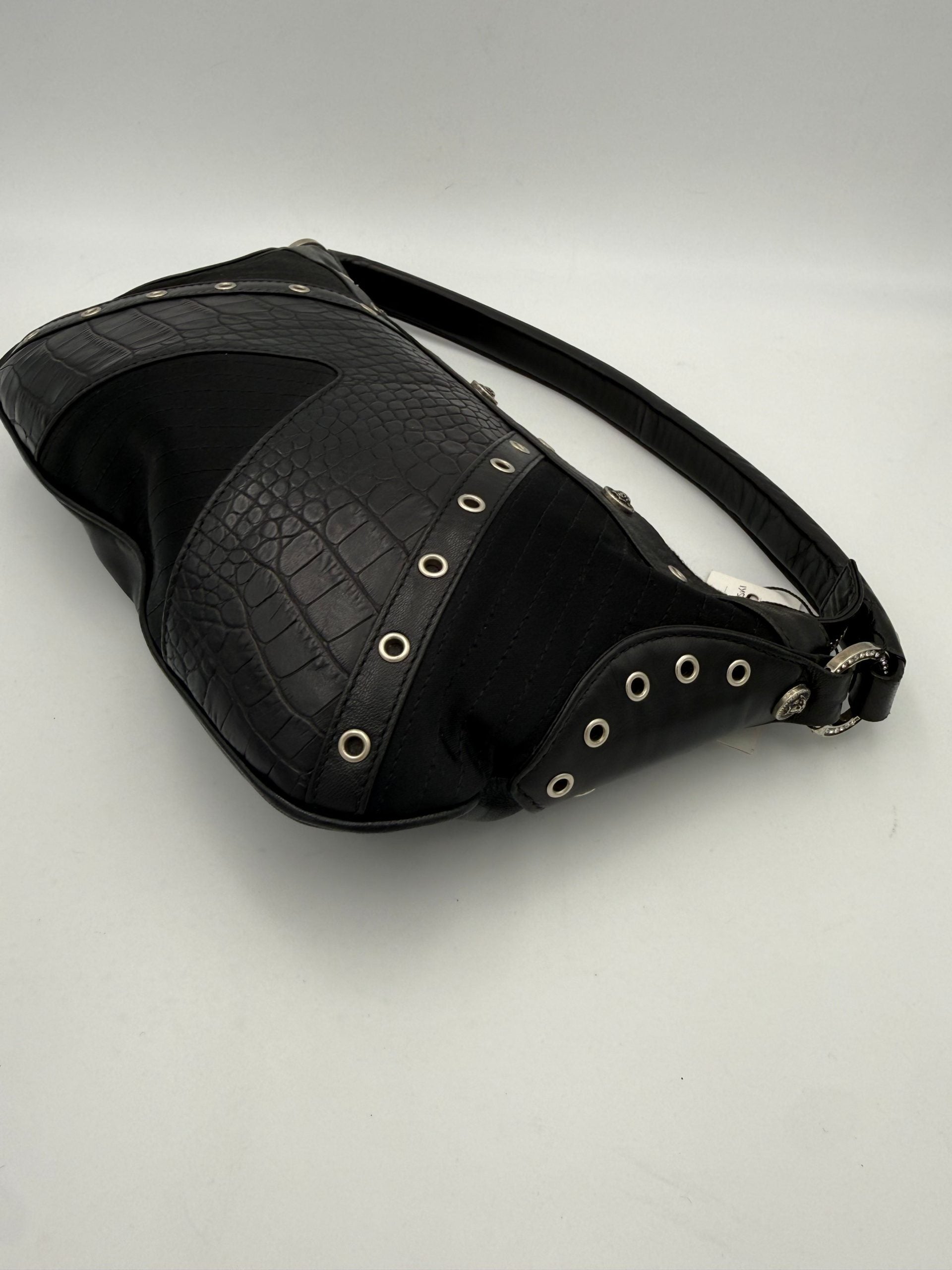 Versace VERSACE Shoulder Bag in Studded Leather Versace