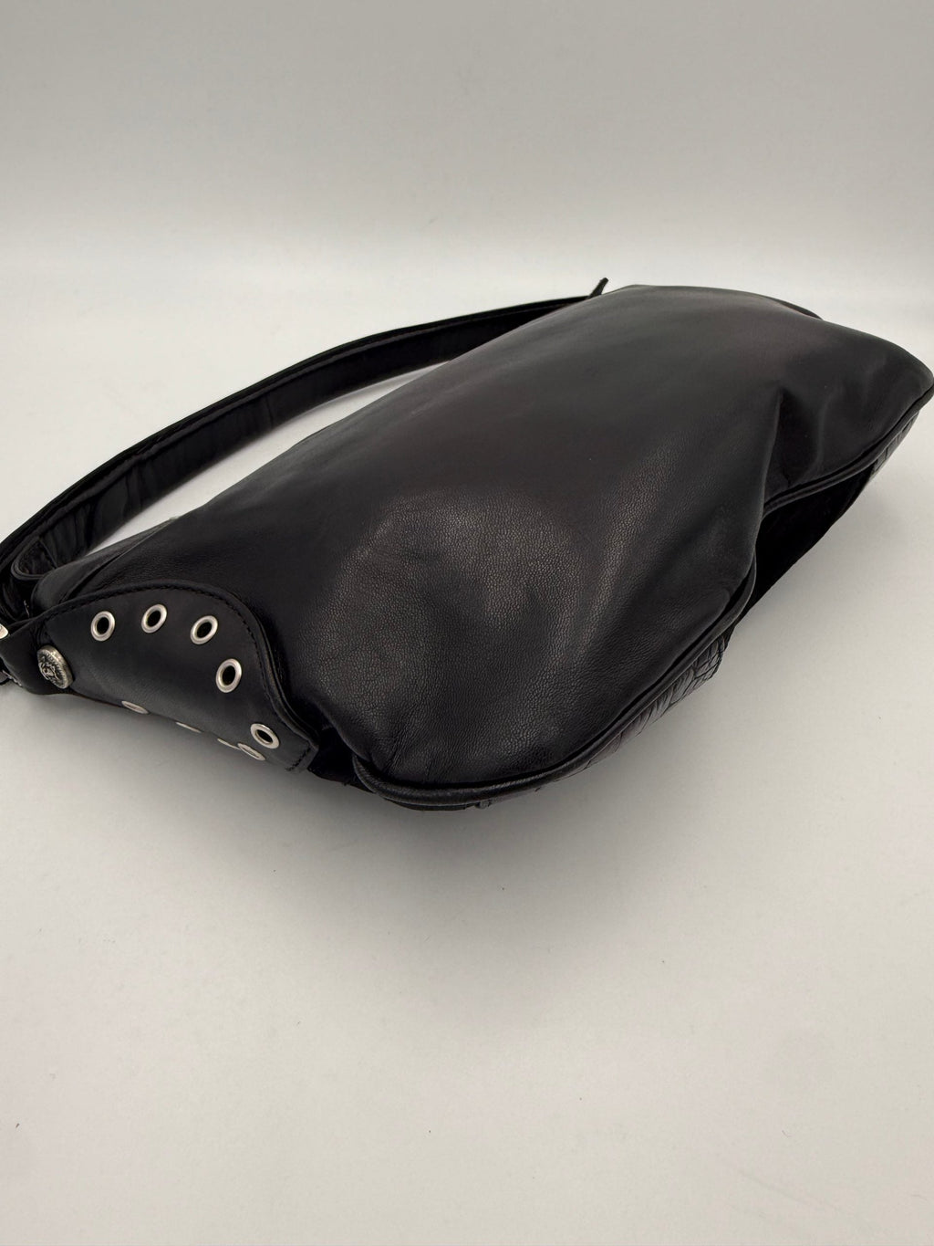 Versace VERSACE Shoulder Bag in Studded Leather Versace