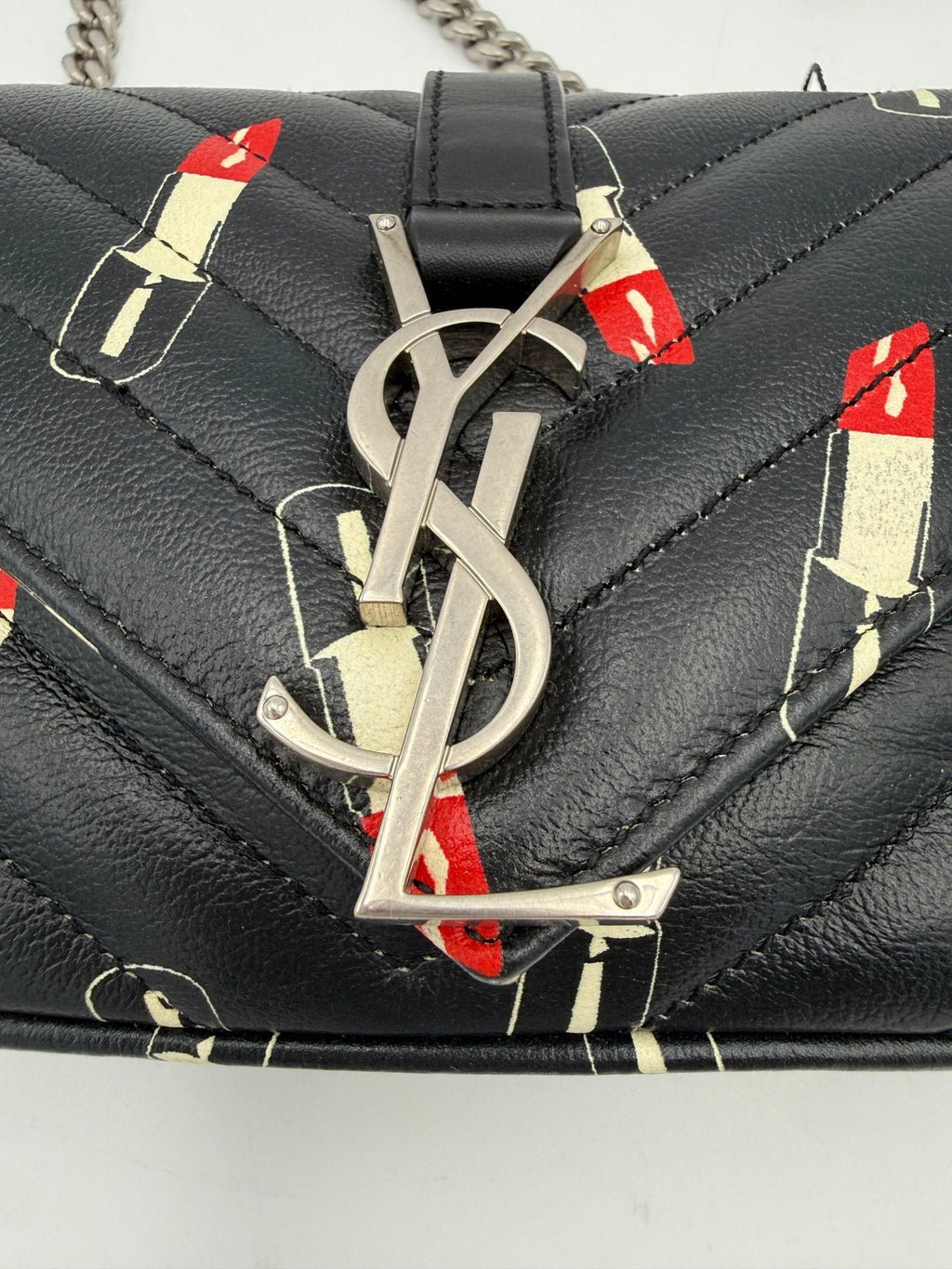 Saint Laurent SAINT LAURENT MINI COLLEGE Lip Stick Handbag Saint Laurent