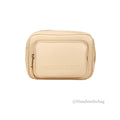 Burberry Small Branded Peach Pink Grainy Leather Camera Crossbody Bag Burberry