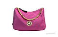 Versace Small Dahlia Nylon Fabric Medusa Pendant Crossbody Shoulder Purse Bag Versace