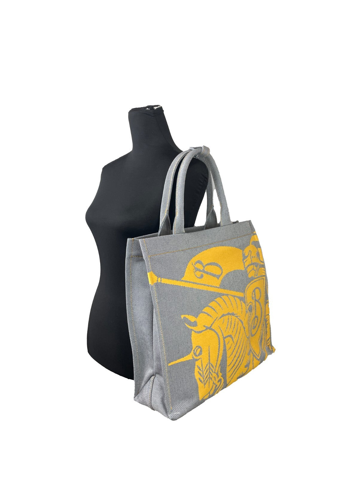 Burberry EKD Canvas Tote Bag With Coin Pouch Burberry