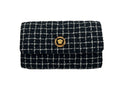 Versace Wallet On A Chain Fabric Black Crossbody Bag Versace