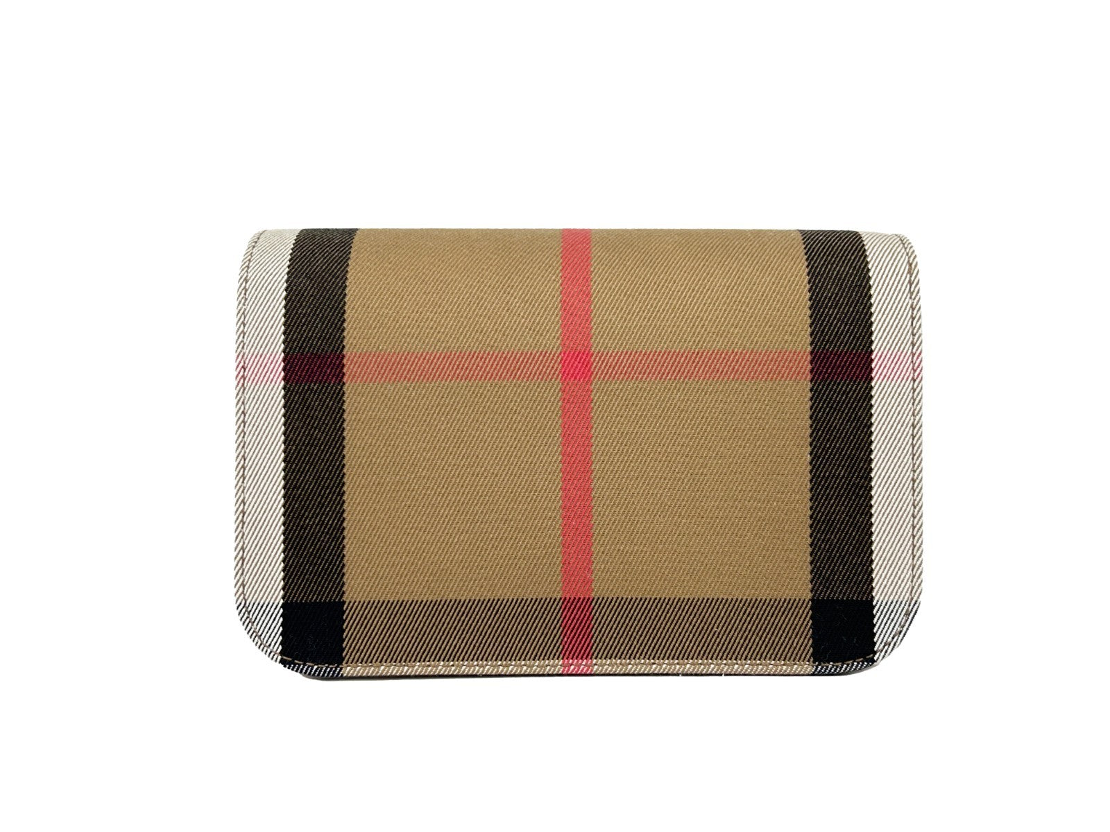 Burberry Small Leather Madison Crossbody Check Bag Burberry