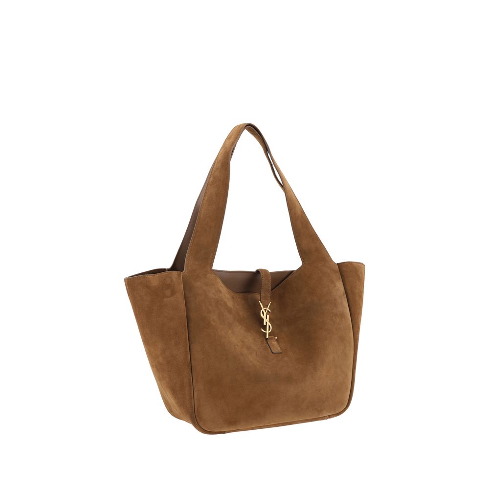 Saint Laurent Brown Calf Leather Bos Taurus Shoulder Bag Saint Laurent