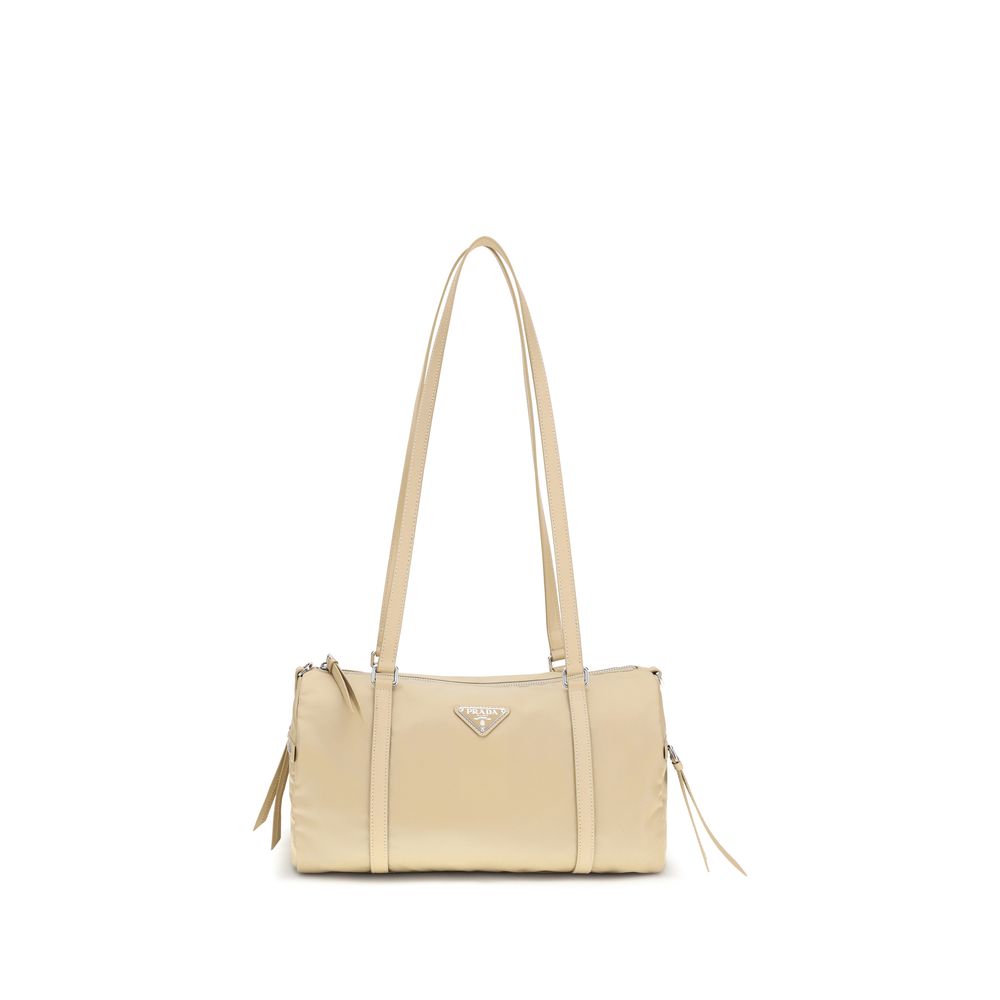 Prada Beige Polyamide Shoulder Bag Prada