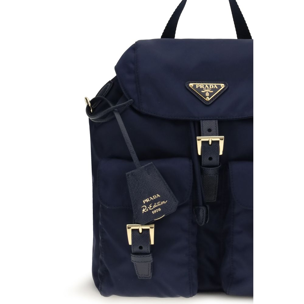 Prada Black Nylon Backpack Prada