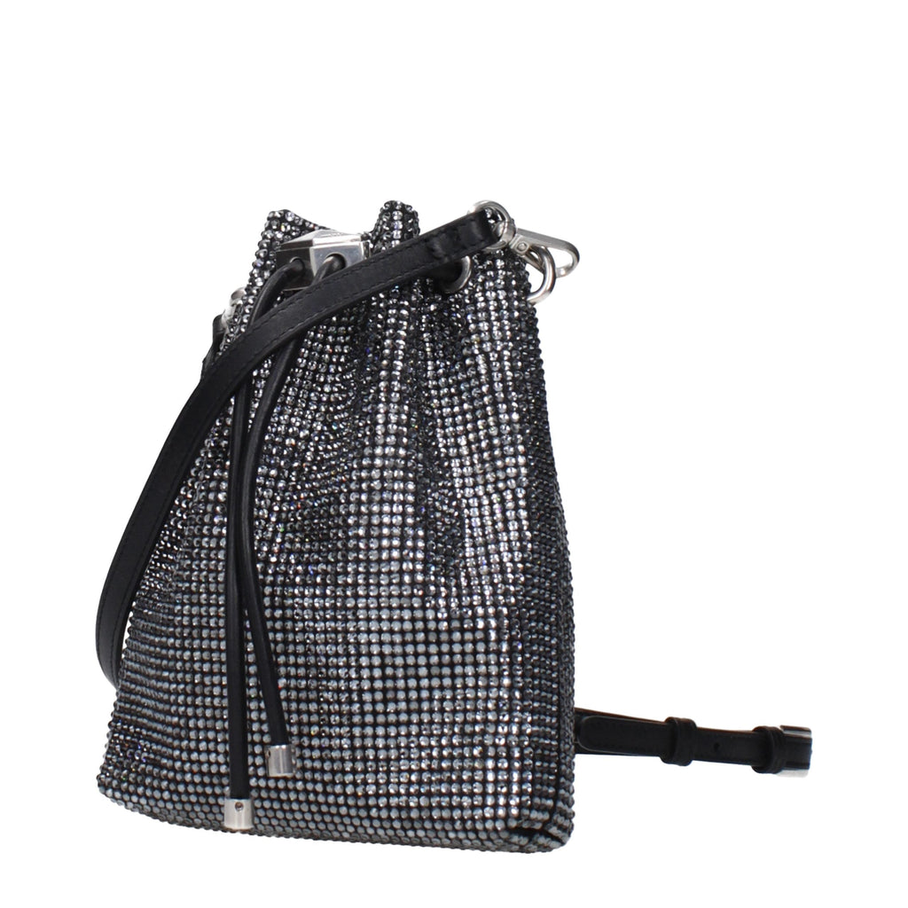 Jimmy Choo Black Satin Crossbody Bag Jimmy Choo