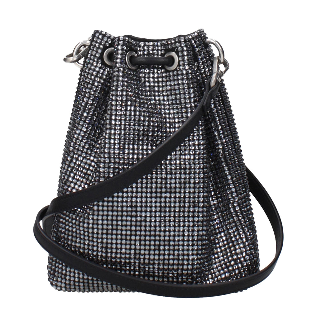 Jimmy Choo Black Satin Crossbody Bag Jimmy Choo